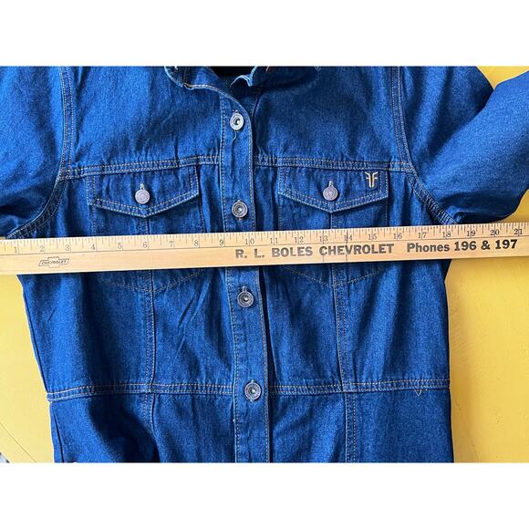 Frye 100% Cotton Denim Button Front Shirt Dress Size M NWOT - Picture 5 of 8